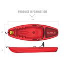 Kid's Sit-Inside Kayak with Paddle image number 3
