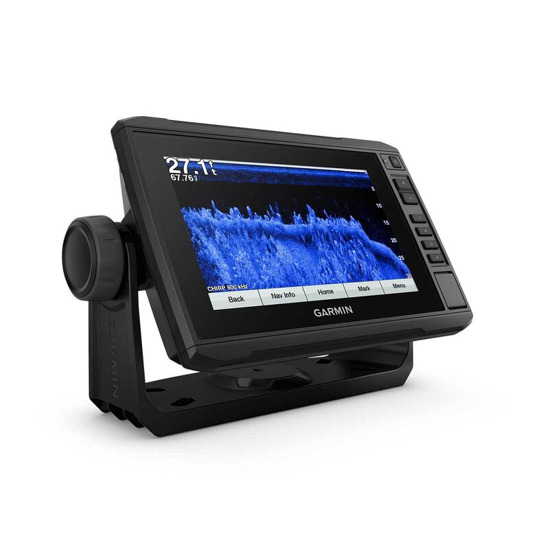 ECHOMAP Plus g3 73cv Fishfinder/Chartplotter Combo with GT22 Transducer and US LakeVu HD Charts image number 1