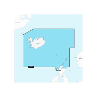 Navionics+ EU043R Iceland to Orkney, Electronic Chart