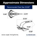 Epsilon Anchor Stainless Steel 22 lb image number 2