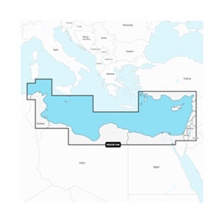 Garmin Navionics+ EU016R Mediterranean Sea, Southeast, Electronic Chart