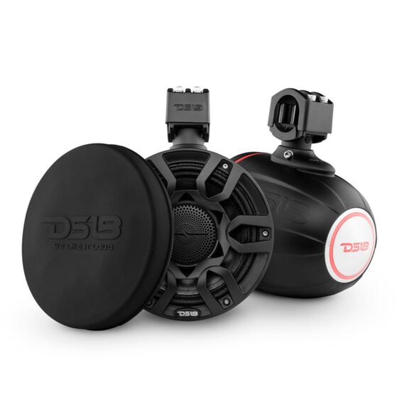 HYDRO 8" Marine Towers PRO-HY8.4 Included and CS8 Cover, Black image number 0