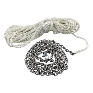 Lewmar Anchor Rode - 15' 5/16" G4 Chain, 300' 5/8" 8-Plait Rope with 3/8" Shackle