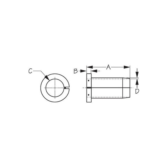 Adjustable Plastic Oar Collar image number 1