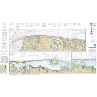 Maptech&reg; NOAA Recreational Waterproof Chart-Intracoastal Waterway Sandy Hook to Little Egg Harbor, 12324