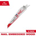 6" 5 TPI the Ax SAWZALL Blades, 5 Pack image number 0