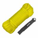 1/4" x 100' Utility Line, Hollow Braid MFP, Yellow image number 0