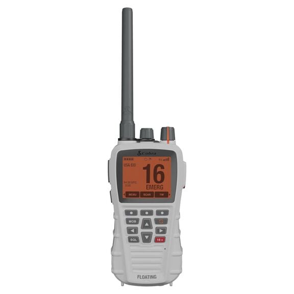 Cobra BlueBound 650 VHF Handheld Marine Radio - White image number 0