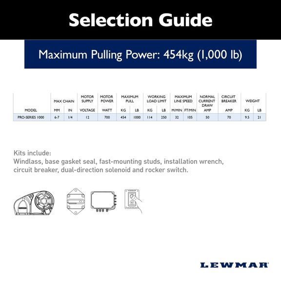Pro-Series Horizontal Windlass Kit image number 2