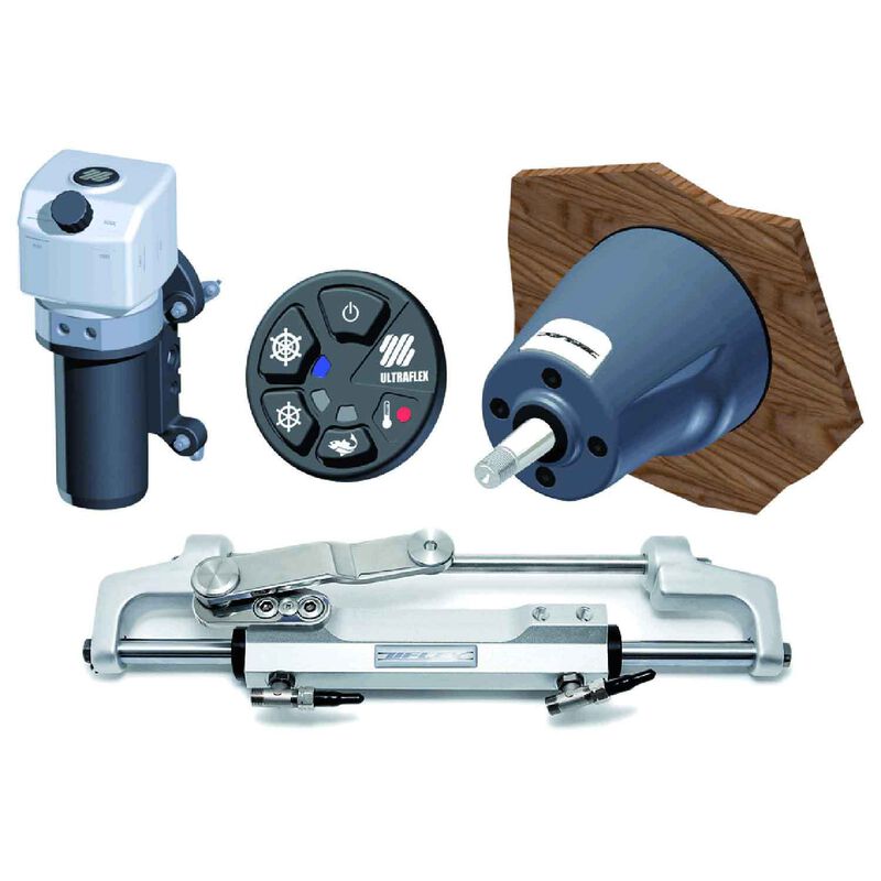 UFLEX USA Hydraulic 2cyl. PowerAssisted Tilt Steering System West Marine