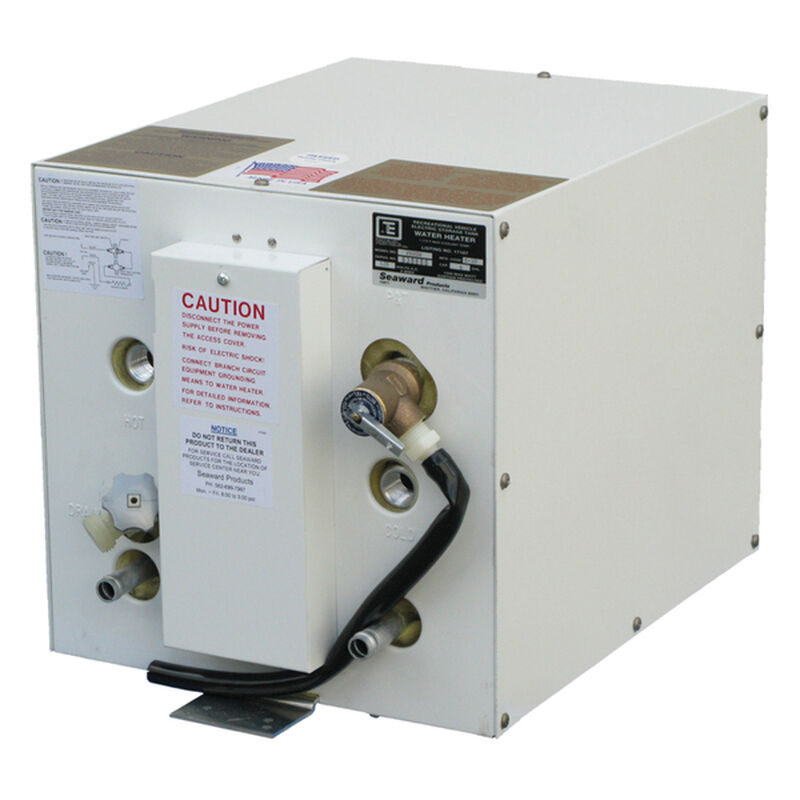 6 Gallon Water Heater with Epoxy-Coated Aluminum Case and Front-Mounted Heat  Exchanger, 120V AC | West Marine