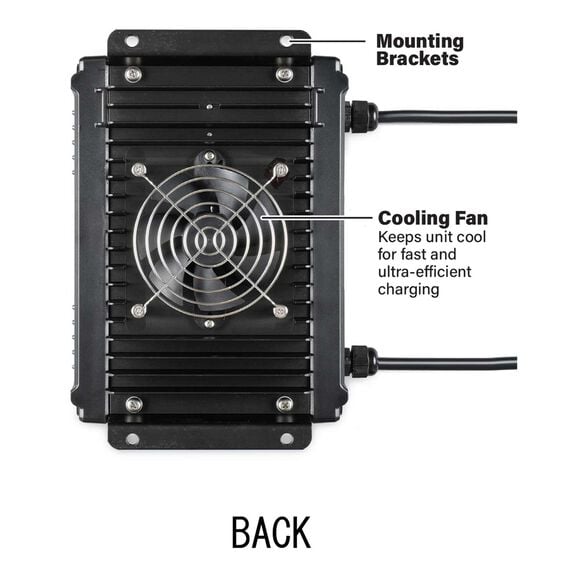 36V 10A, 1 Bank Mounted Battery Charger image number 2