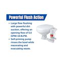 SEAFLO Manual-to-Electric Marine Toilet Conversion Kit, 24V image number 6