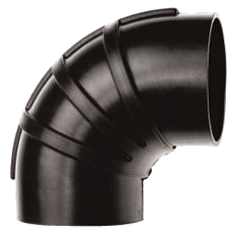 6" ID, 90° Marine Rubber Exhaust Elbow image number 0