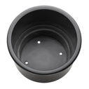 Large Nylon Recessed Cup Holder, Black image number 0