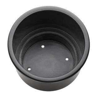 Large Nylon Recessed Cup Holder, Black