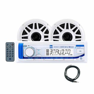 MXCPW132 Marine Digital Media and Bluetooth Receiver/Speaker Package