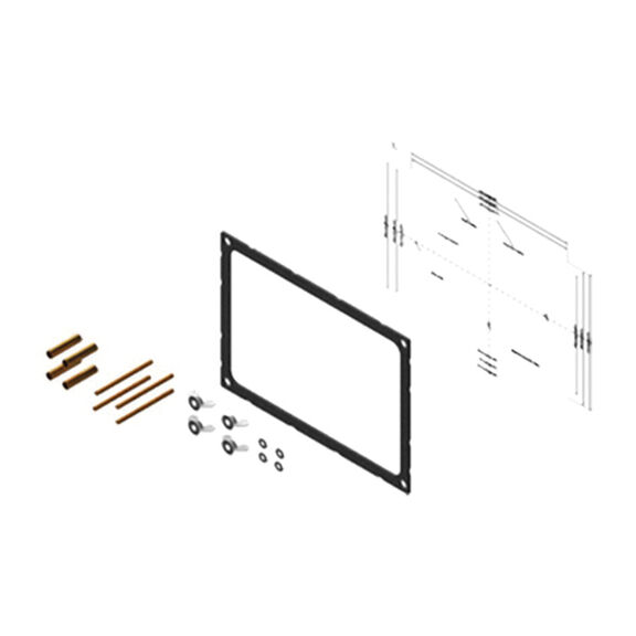 GO9/Vulcan9 Multifunction Display Dash Mount Kit image number 0