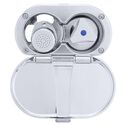Trinidad Transom Shower Cold Only, Chrome Cup & Lid, Small Chrome Sprayer, 10' White Rubber Hose, Chrome Trinidad Handle image number 4