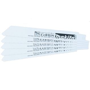 6" All-Purpose Recipro Saw Blade, 10/14TPI, 5-Pack