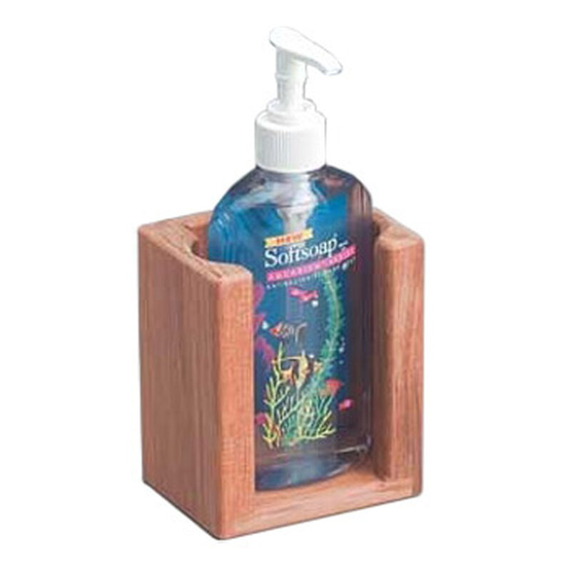 SEATEAK Teak Soft Soap Dispenser Rack West Marine