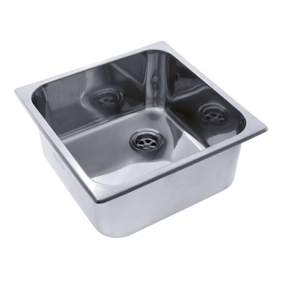 Rectangle Sink Ultra-Mirror Finish, 304 Stainless Steel, 2" Drain, SoundKOTE image number 0