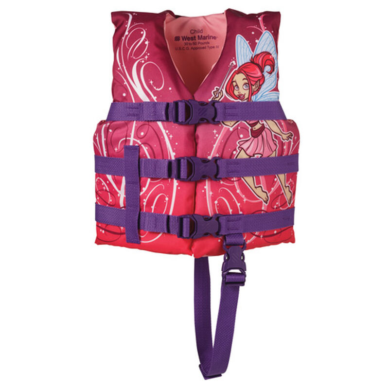 Kids’ Character Life Jacket, Youth 3050lb., Pixie West Marine