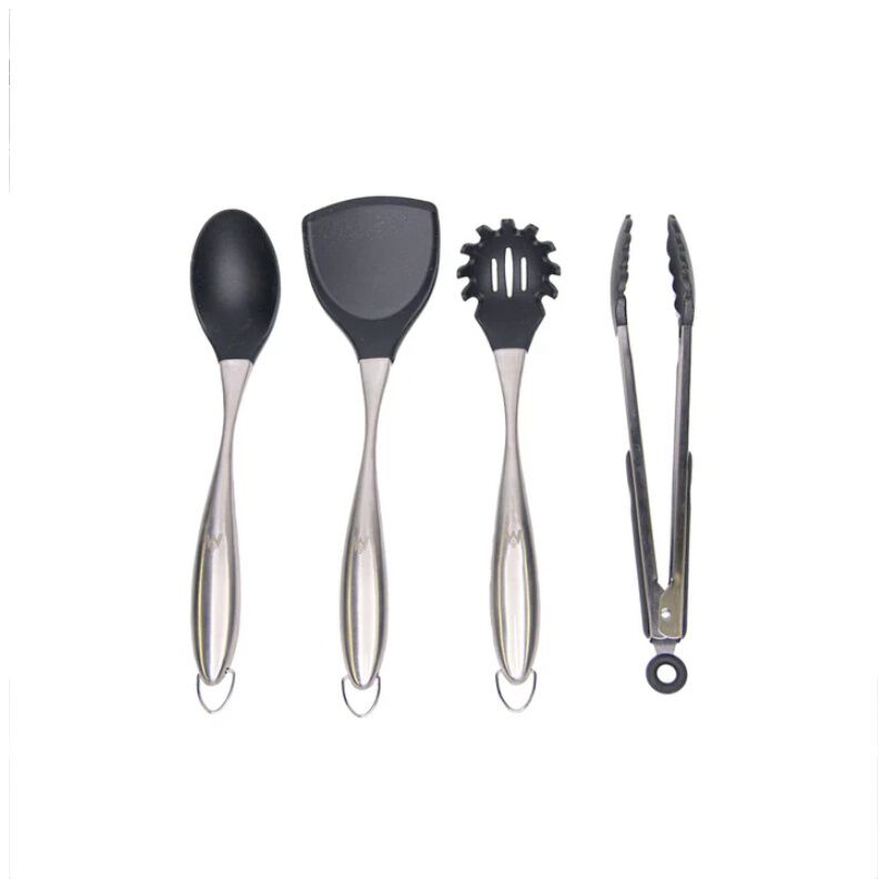 Magma 5-Piece Silicone Cooking Utensil Set with Stainless Steel Handles