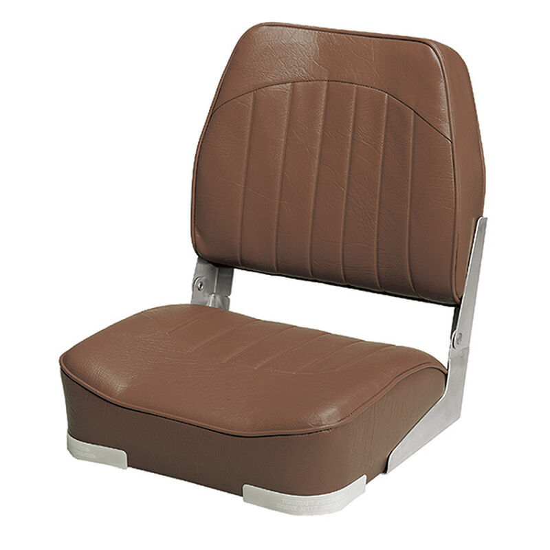 WISE SEATING Low Back Boat Seat, Brown West Marine