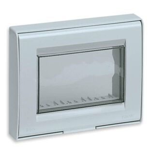 Vimar Idea Cover Plate Square 3-Module Sand White