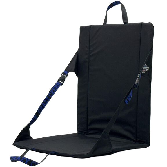 Crazy Creek Original LongBack Chair, Portable Chair for Camping and Stadiums, High Density Foam Cushion, Comfortable and Adjustable Back Support, Lightweight and Foldable, Water-Resistant, Black image number 0