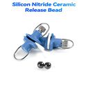 BLUEWING Zirconia Outrigger and Flat Line Release Clip Blue 2pcs image number 2