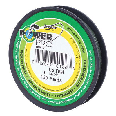 Spectra Braided Fishing Line, 15Lb, 150Yds, Green