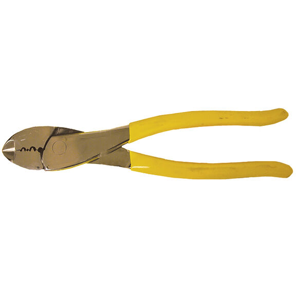 10" Stainless Steel Chrome Plated Crimping Tool image number 0