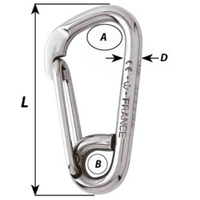 WICHARD Quick Release 120mm Stainless Steel Mooring Hook West Marine