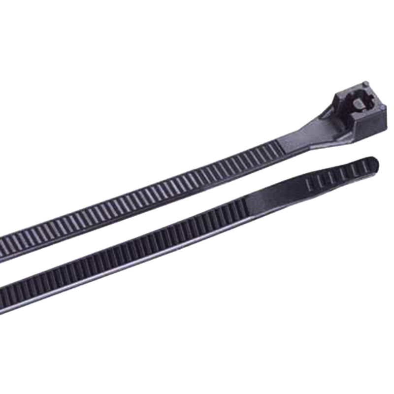 11" Cable Ties, Black, 100-Pack image number 0