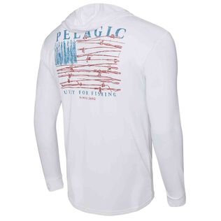 Men's Aquatek Reel Flag Hooded Shirt