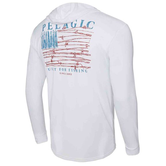 Men's Aquatek Reel Flag Hooded Shirt image number 0