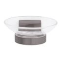 Erissa Soap Dish Plastic Dish Brushed Nickel image number 2