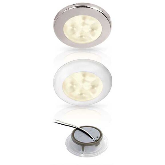 LED Downlight Spread Light 12V Warm White Light White Plastic Rim image number 0