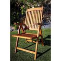 Avalon Teak Folding Deck Armchair image number 2