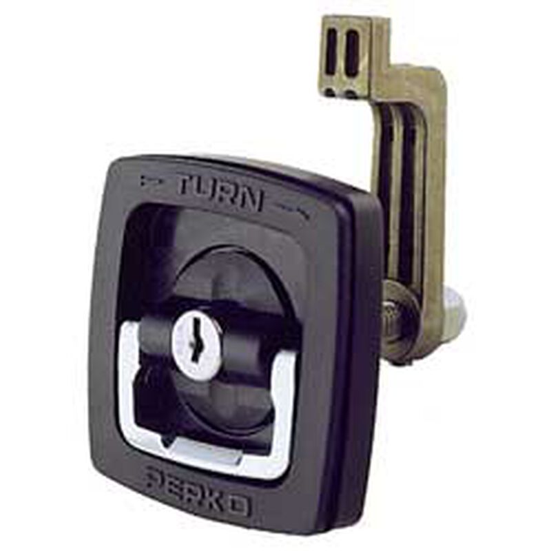 PERKO Flush Lock with 2 Keys, White West Marine
