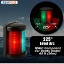 SEAFLO Mini Bi-Color LED Navigation Light Black image number 4