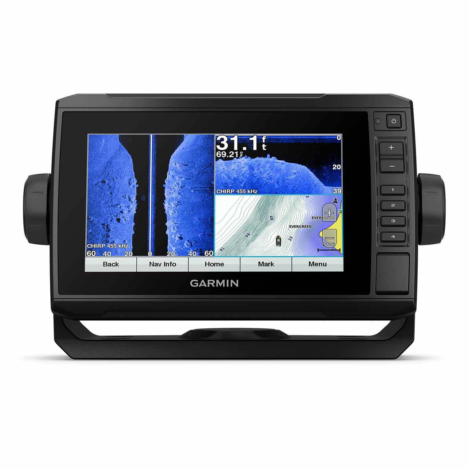 Gps Garmin Echomap Plus g3 73SV Com Sonda/transdutor combo GPSMAP 