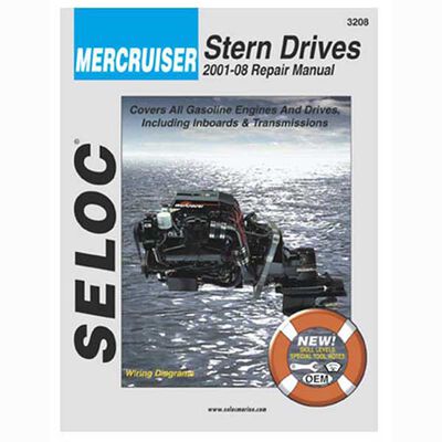 Repair Manual - MerCruiser Stern Drive, 2001-2008, All gas engines, All HP