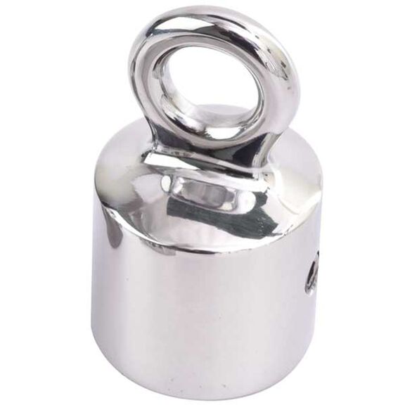 Stainless Steel Stanchion Cap with 1" Eye image number 0