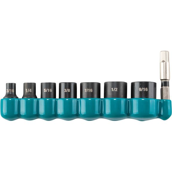Impact XPS 8 Pc. 1/4" Drive 6-Point SAE Impact Socket Set w/ Standard Socket Adapter image number 0