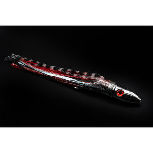 Large Stainless Bullet Head Black/Red