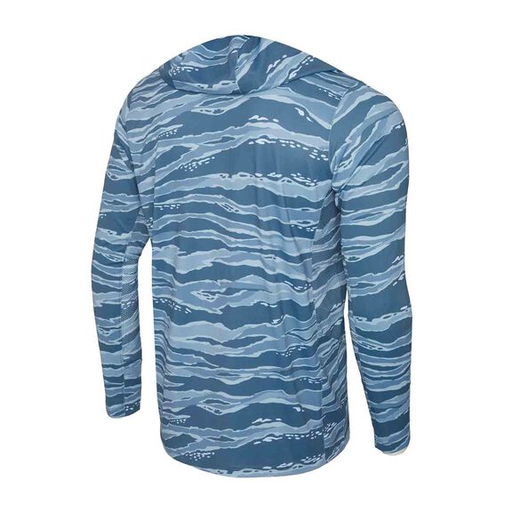 Men's Exo Tech Wahoo Camo Hooded Shirt image number 1