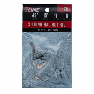 Halibut Rig, 2/0-25lb., Clear